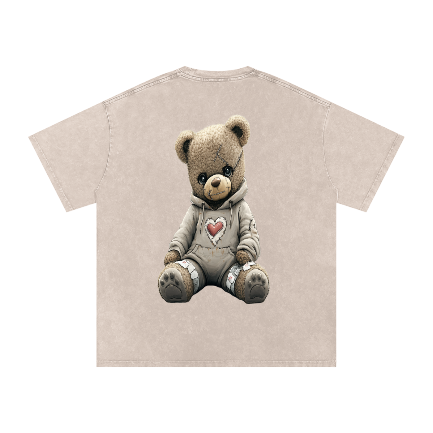 🪽 StitchHeart Ivory Tee – “Soft Doesn’t Mean Weak”