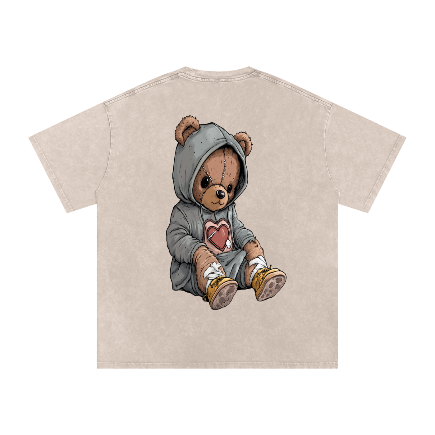 🧲 StitchHeart Rusty Tee – “Worn In, Not Worn Out”