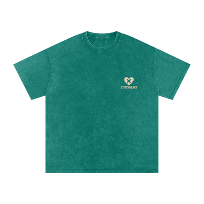 🪽 StitchHeart Ivory Tee – “Soft Doesn’t Mean Weak”