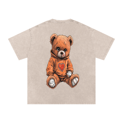 StitchHeart Blaze – Oversized Acid-Wash Statement Tee