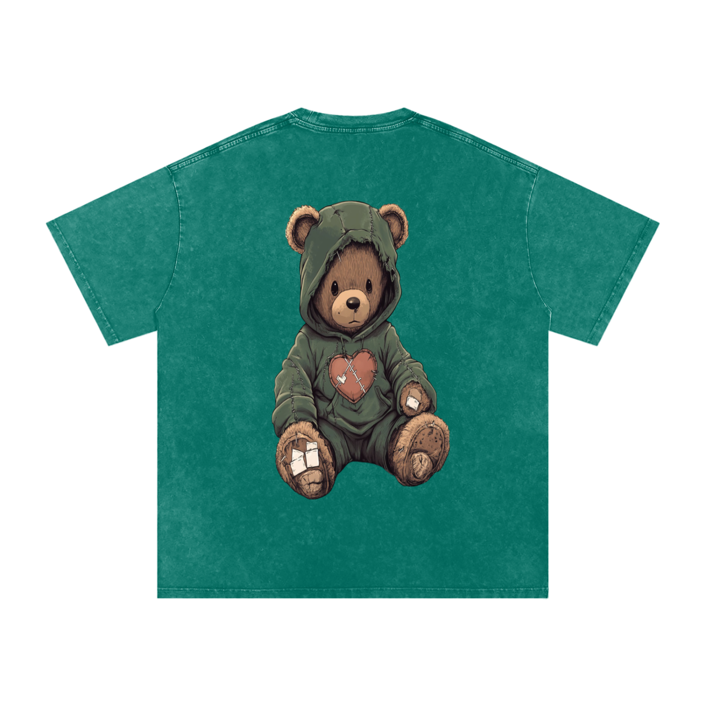 🌿 StitchHeart Sage Tee – “Rooted in Resilience”