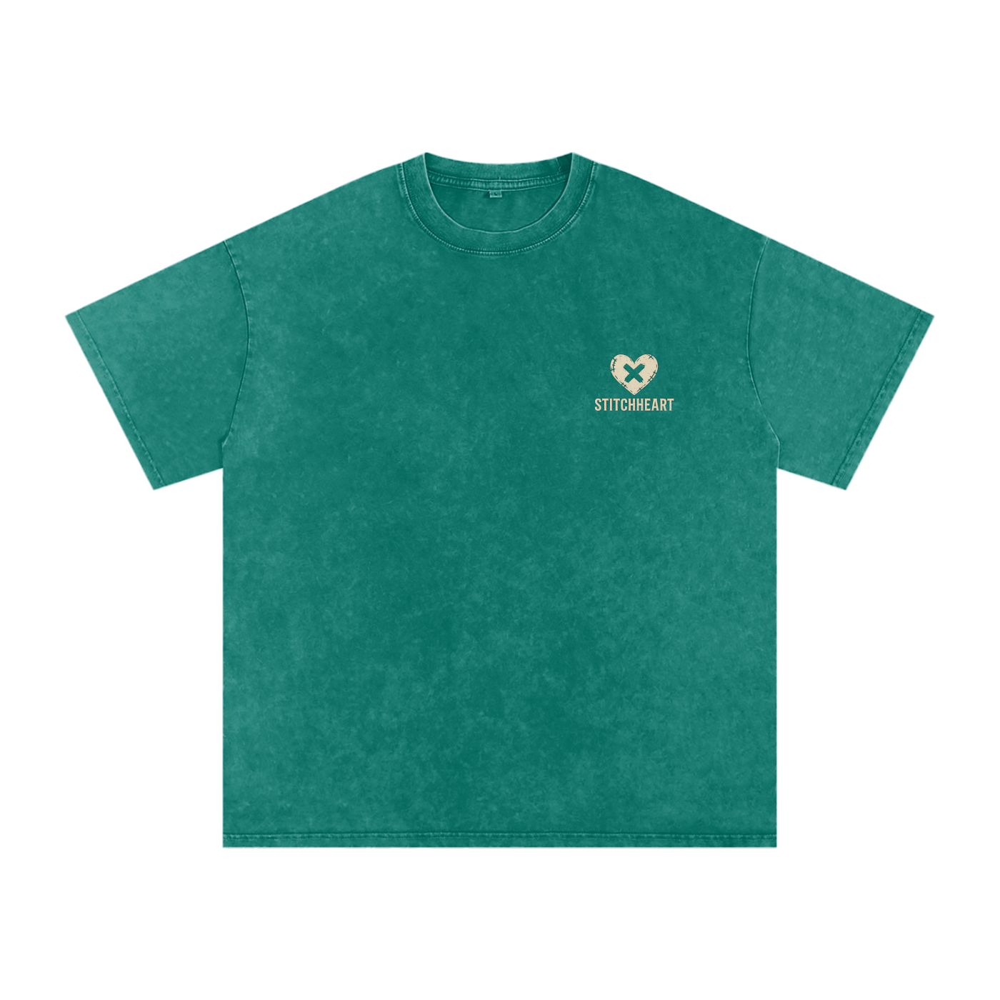 🧲 StitchHeart Rusty Tee – “Worn In, Not Worn Out”